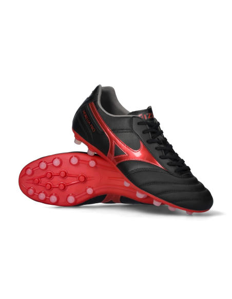 MIZUNO MORELIA II PRO AG NEGRO/ROJO
