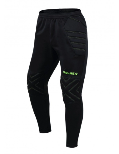 KELME PANTALON LARGO NEGRO-LIMA