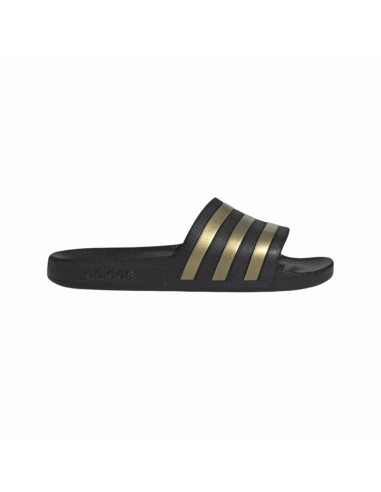 ADIDAS ADILETTE AQUA NEGRA DORADO