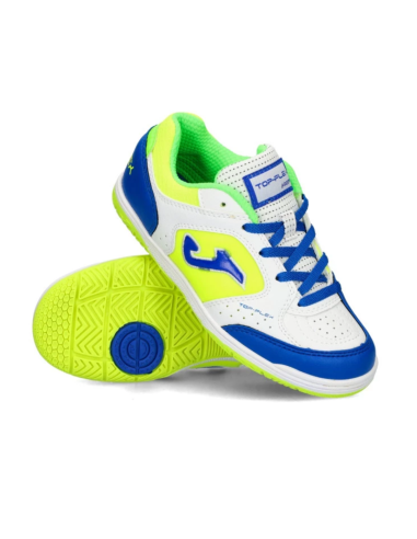 JOMA BOTA TOP FLEX JR 2402 INDOOR BLANCO ROYAL