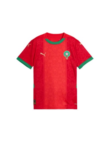 PUMA CAMISETA JR MARRUECOS 1ºEQUIPACION ROJA