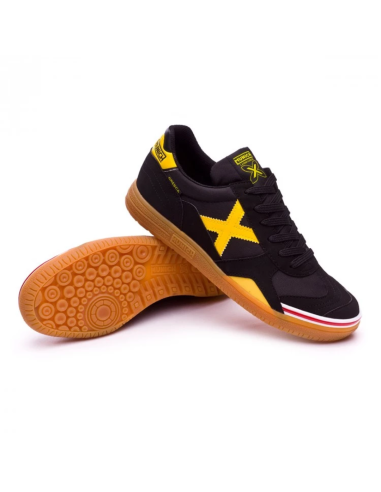 MUNICH INDOOR GRESCA 02 NEGRO/AMARILLO